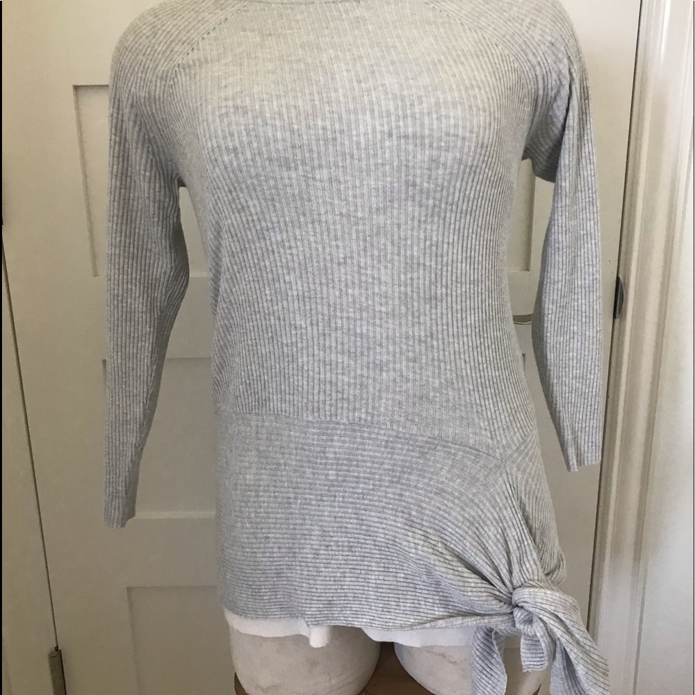 Simply Vera Wang tie sweater